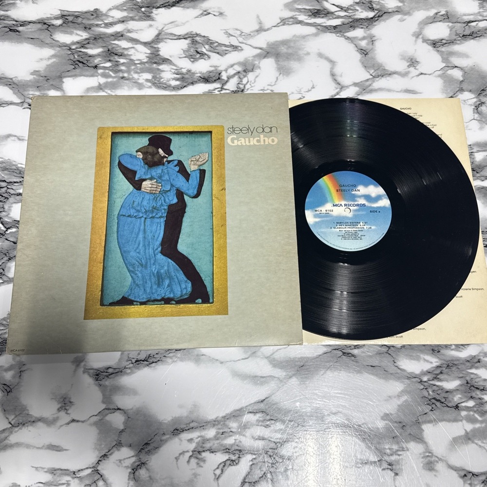 Steely Dan Gaucho LP 1980 MCA-6102 MASTERDISK RL EDP EX Vinyl VG+ Cover